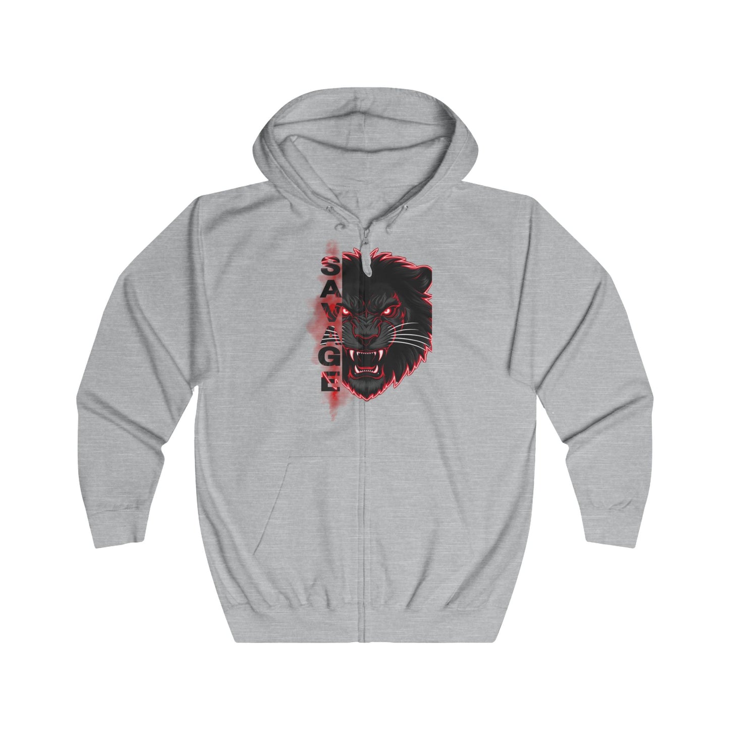 Savage Lion Full Zip Hoodie
