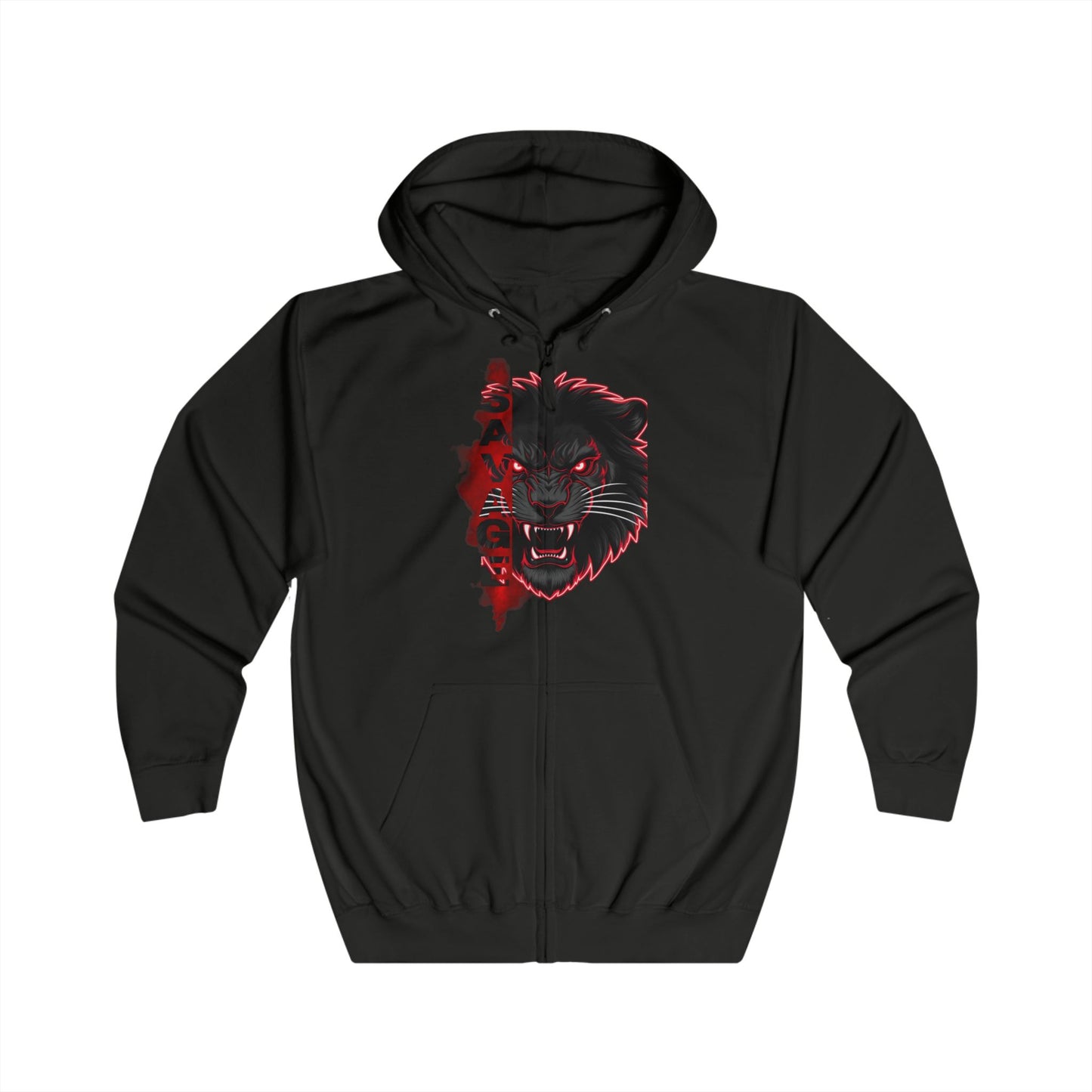 Savage Lion Full Zip Hoodie