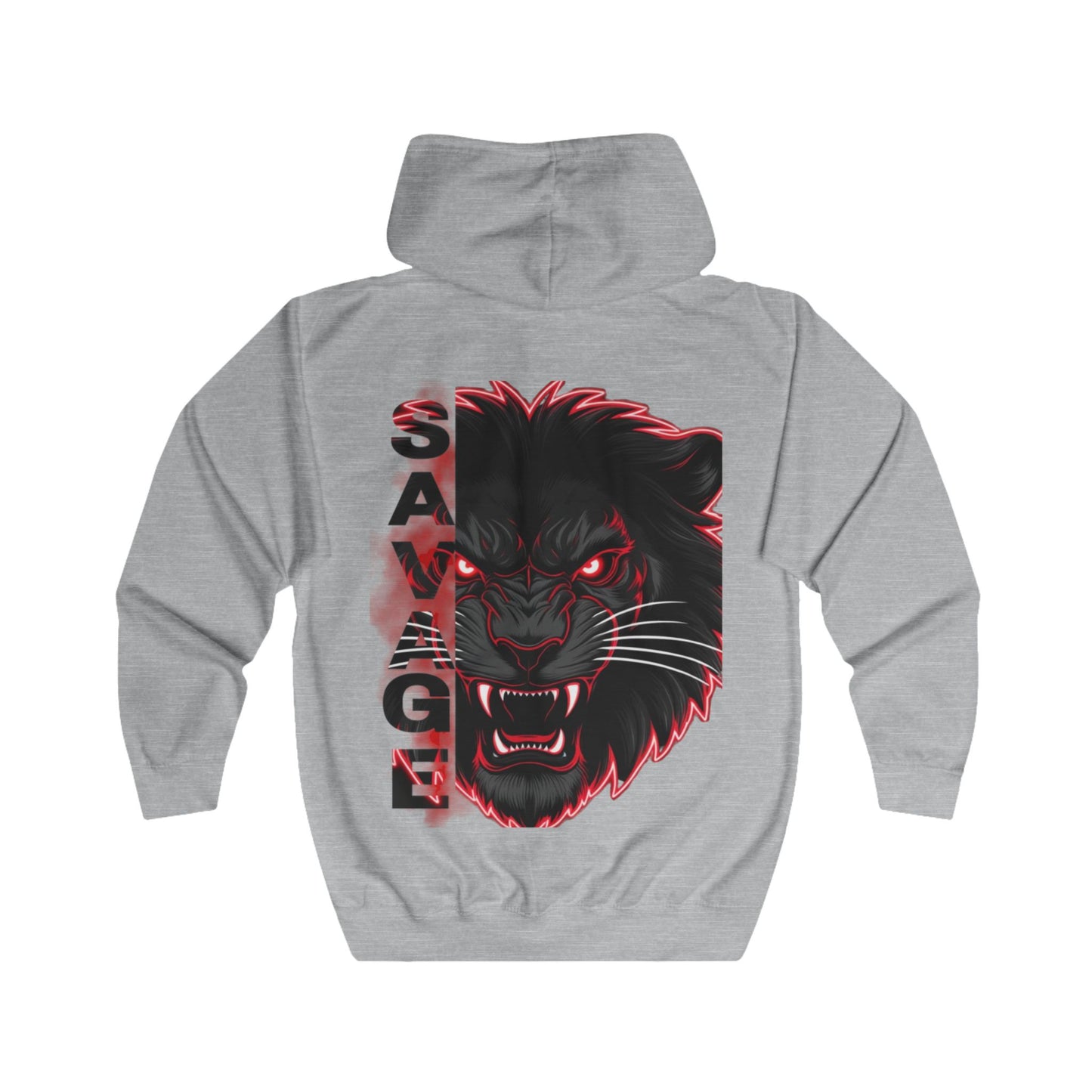 Savage Lion Full Zip Hoodie