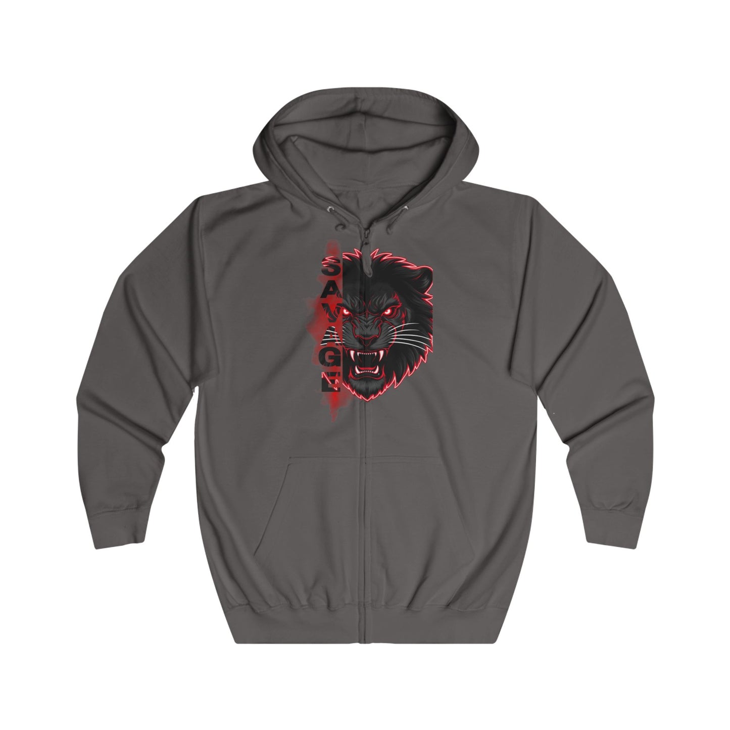 Savage Lion Full Zip Hoodie