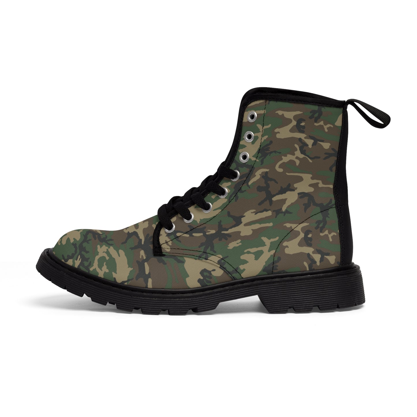 Men's Camo Canvas Boots