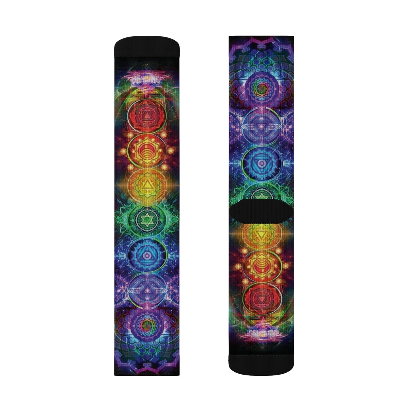 Chakra Print Socks