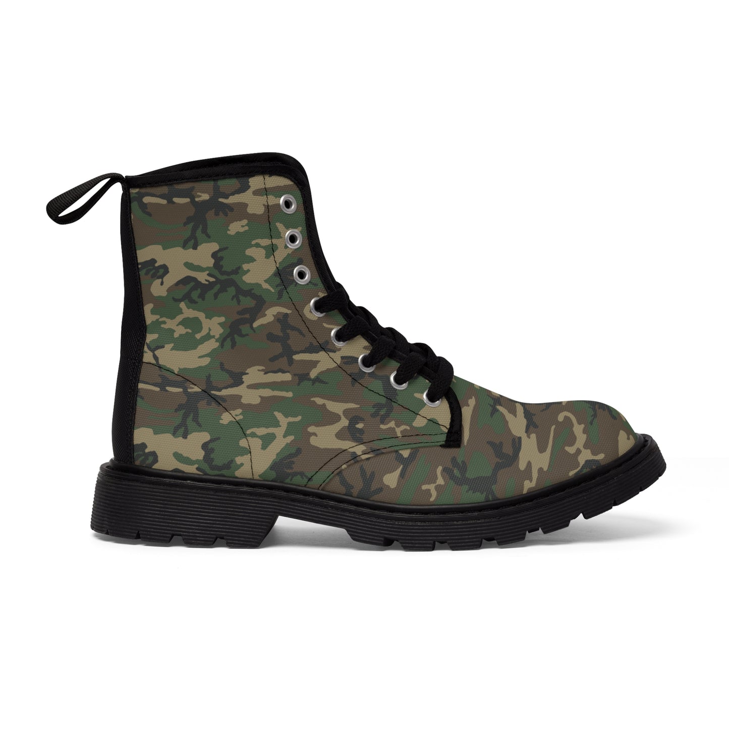 Men's Camo Canvas Boots