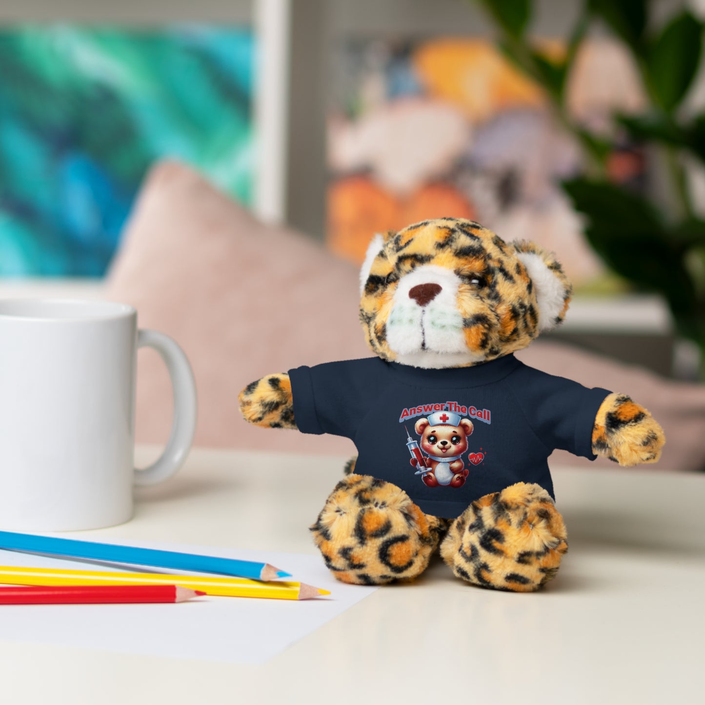 Answer The Call Stuffed Animals with Tee