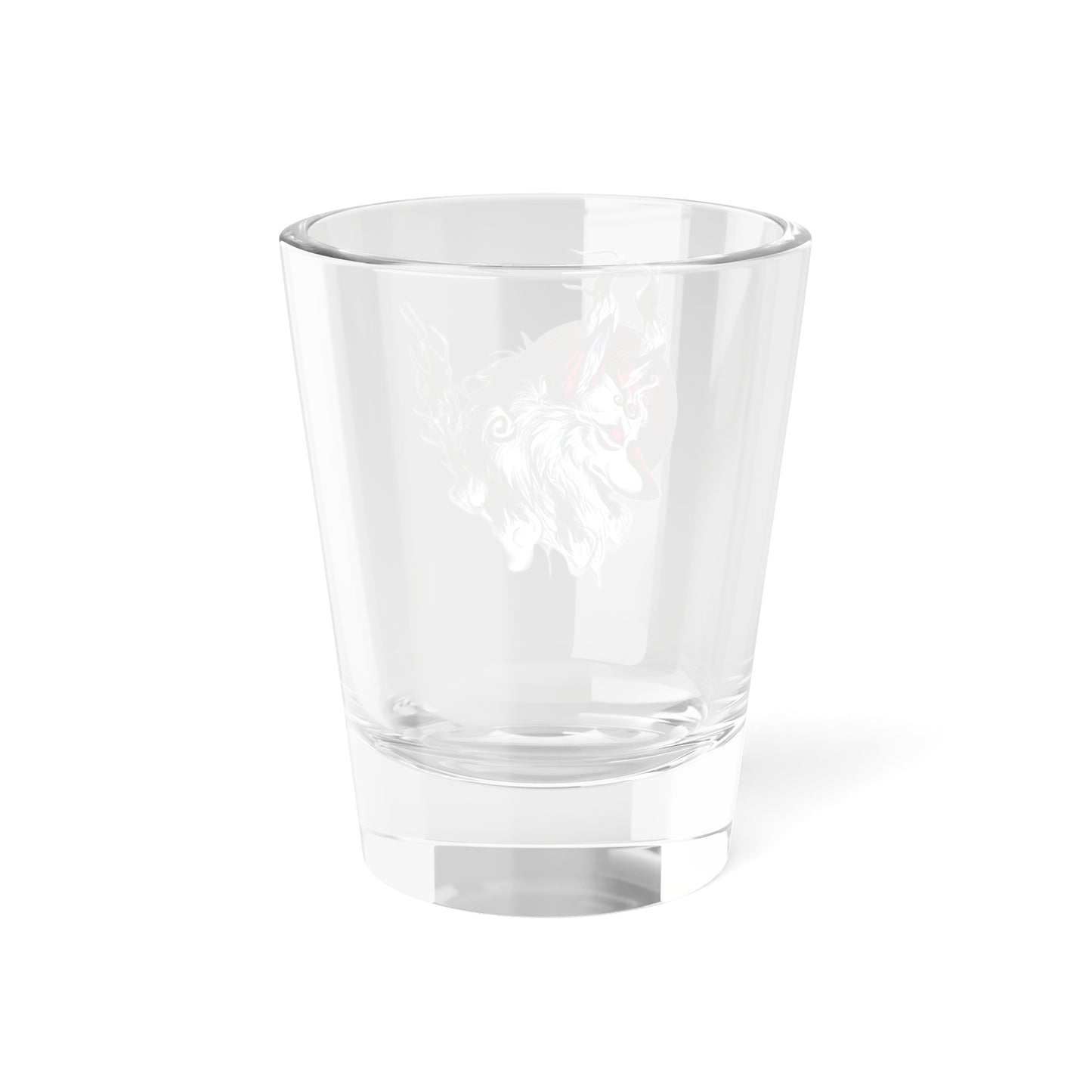 Tribal Wolf Shot Glass, 1.5oz