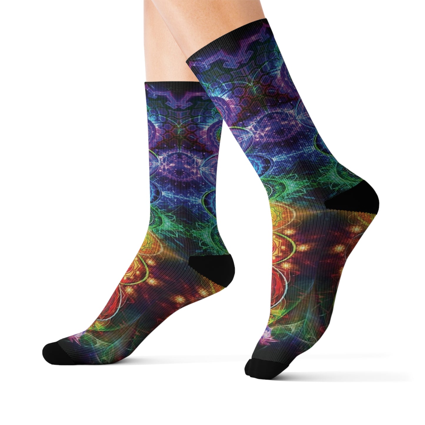 Chakra Print Socks