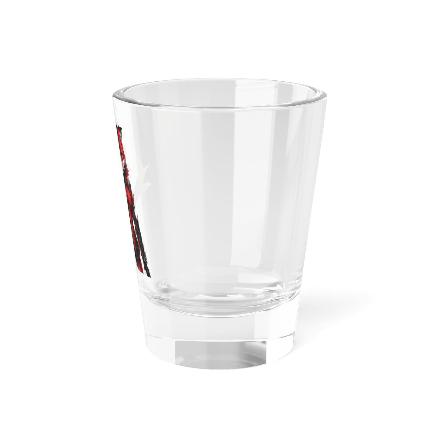 Scarlet Fox Shot Glass, 1.5oz