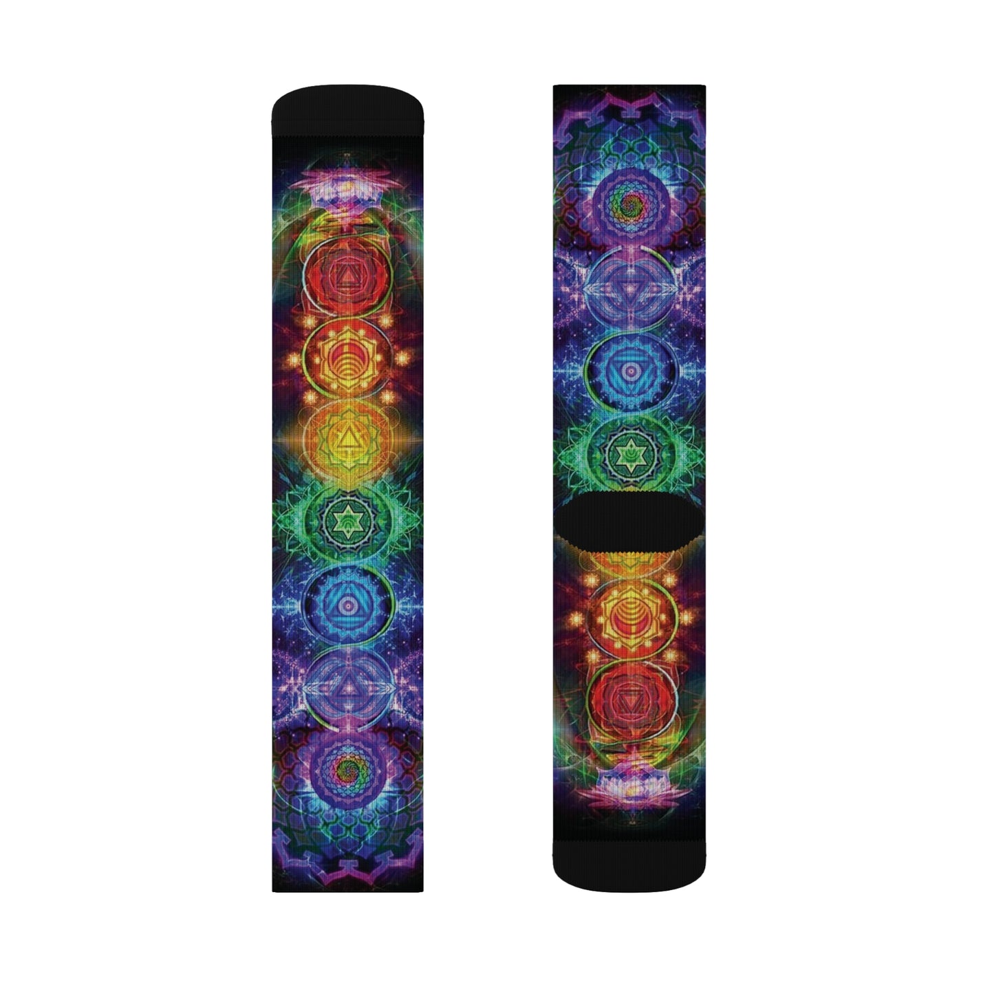 Chakra Print Socks