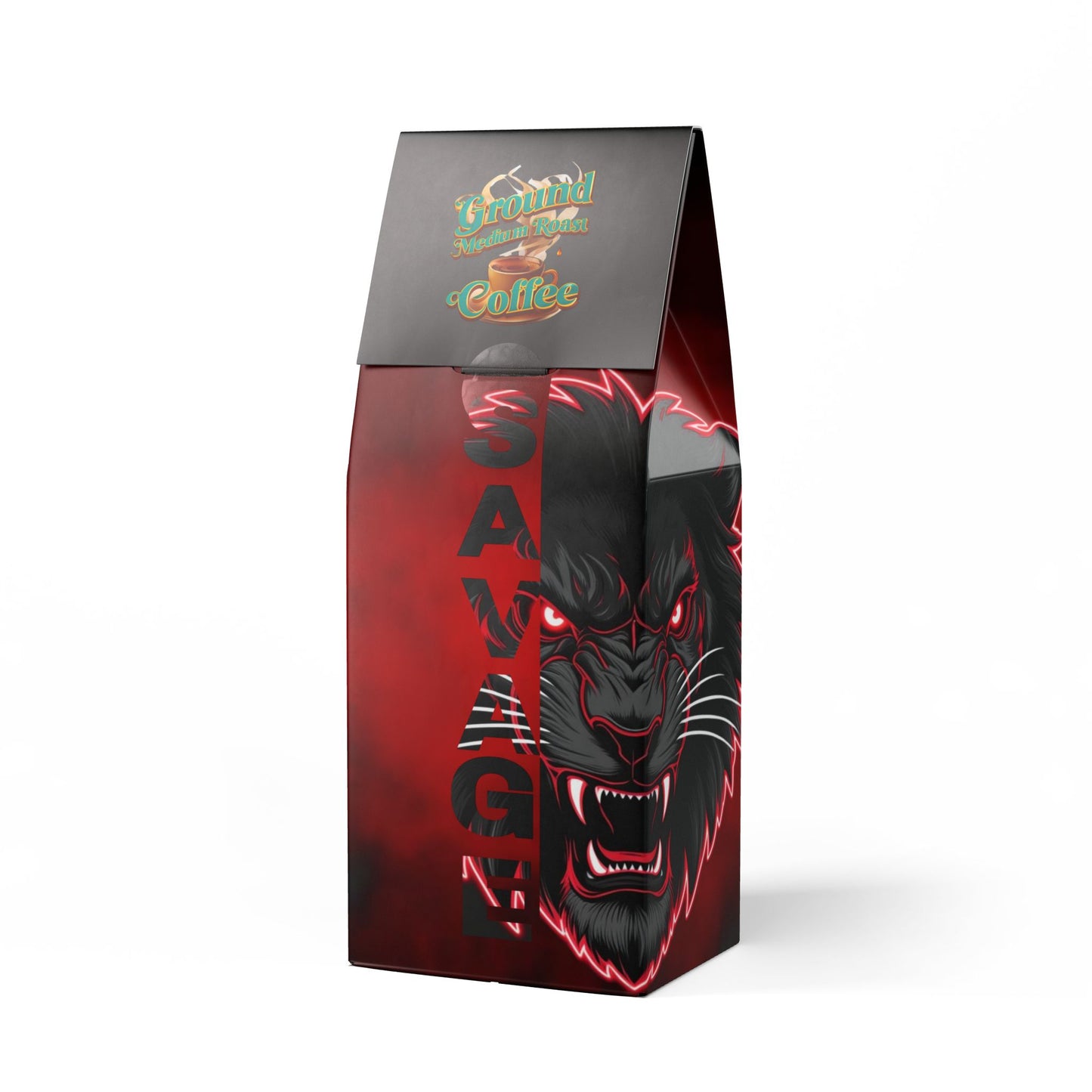 Savage Lion (Ground) (Medium Roast) by "Bad Fox Threads"
