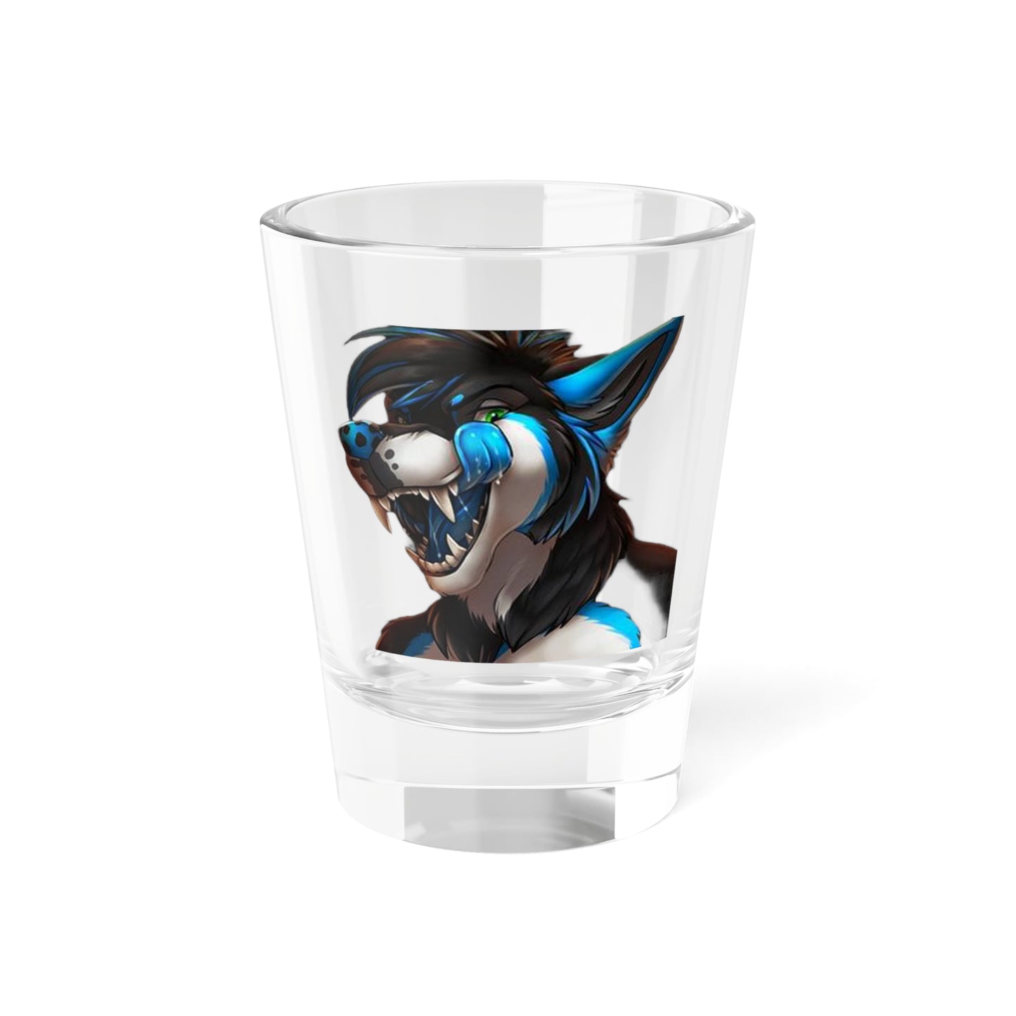 Furry Wolf Shot Glass, 1.5oz