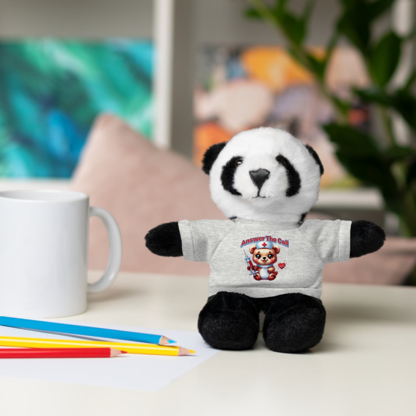 Answer The Call Stuffed Animals with Tee