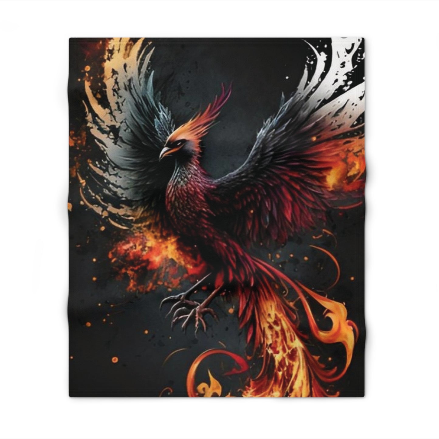 Phoenix Throw Blanket