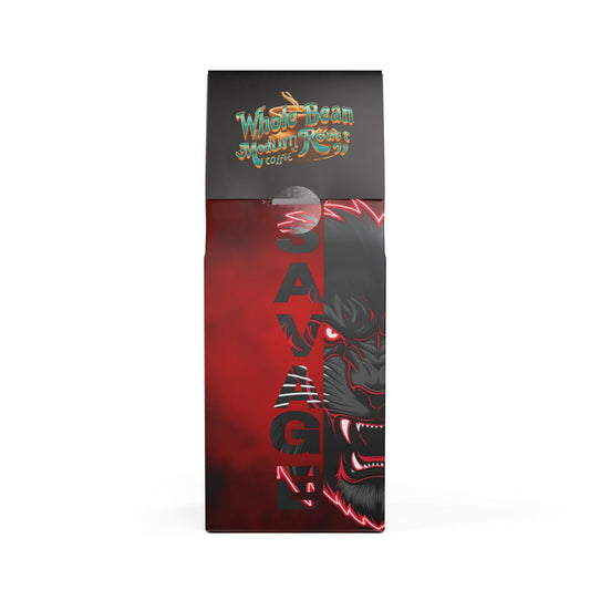 Savage Lion (Whole Bean) (Medium Roast) by "Bad Fox Threads"