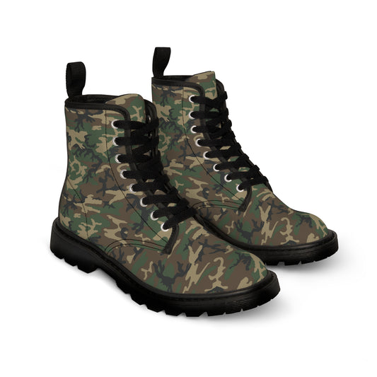 Men's Camo Canvas Boots