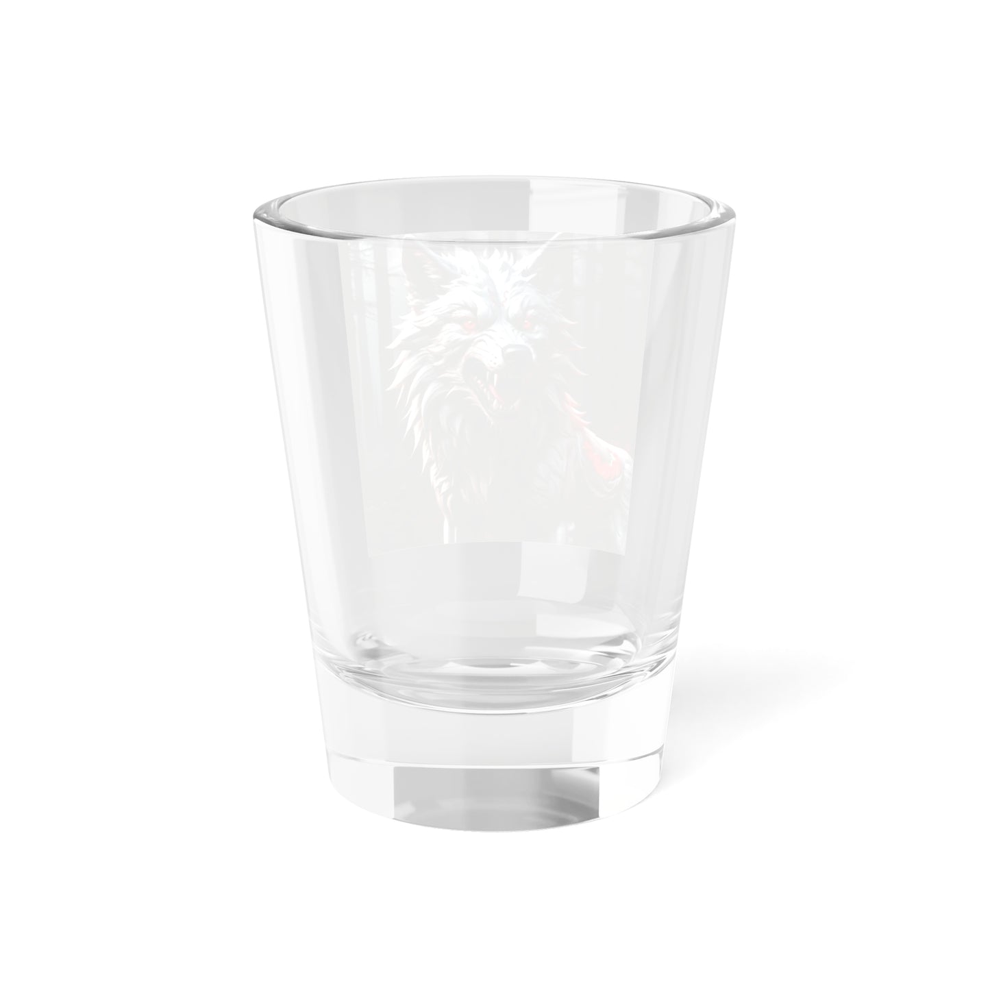 Tribal Wolf with Shot Glass, 1.5oz