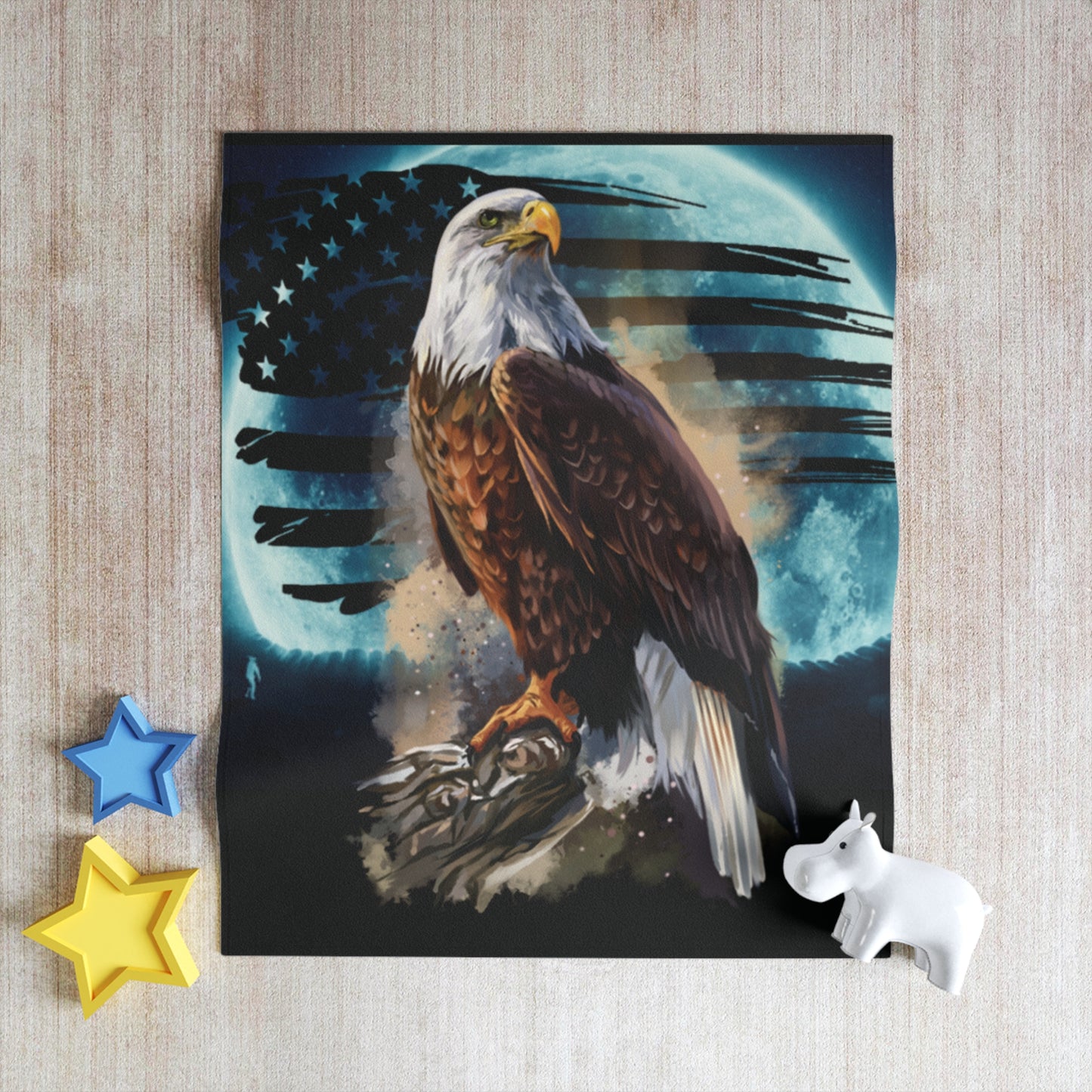 American Eagle Throw Blanket