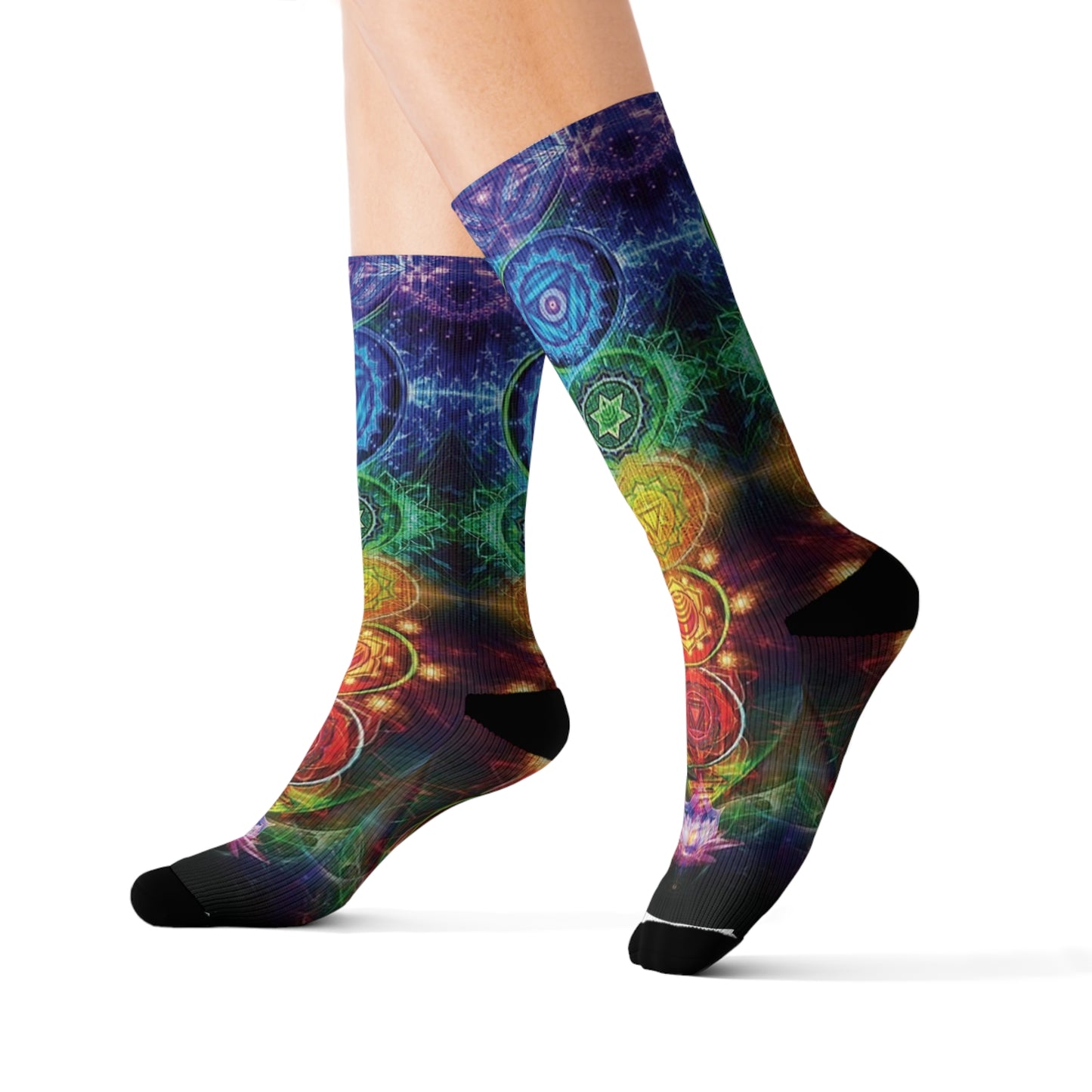 Chakra Print Socks