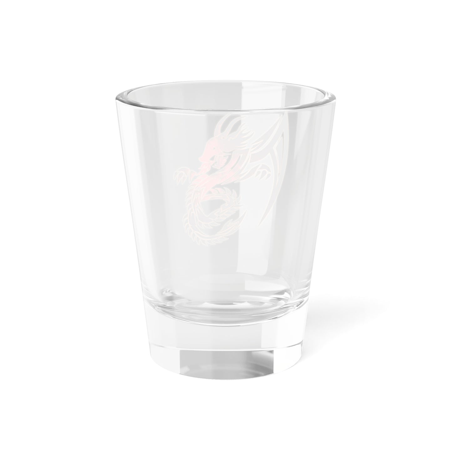 Raging Red Dragon Shot Glass, 1.5oz