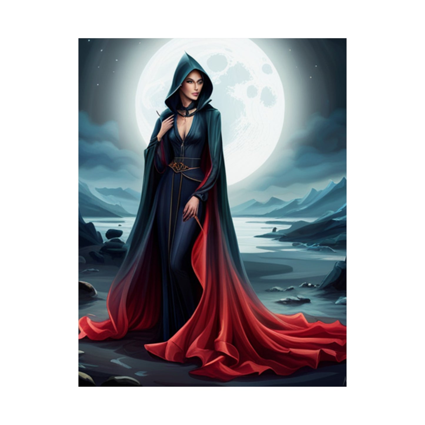 The Scarlet Woman Matte Vertical Posters