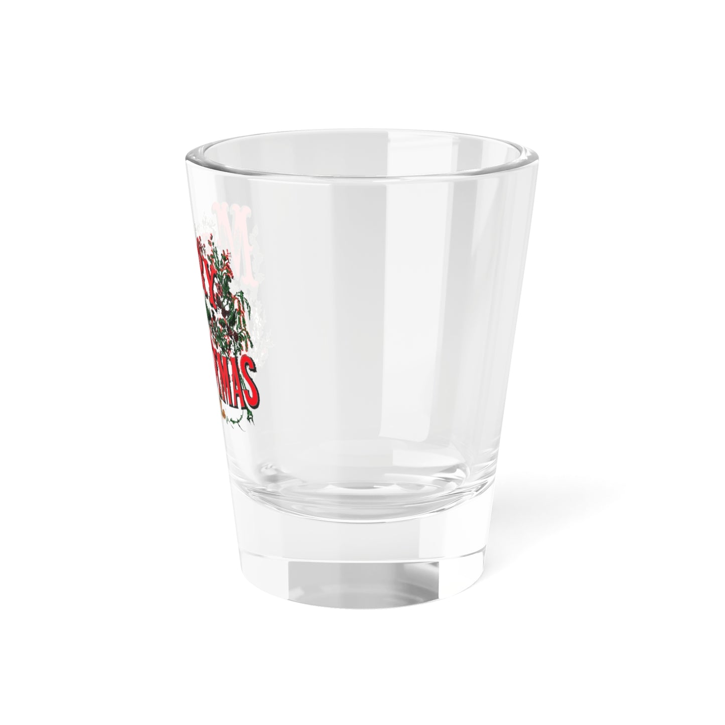 Merry Christmas Shot Glass, 1.5oz