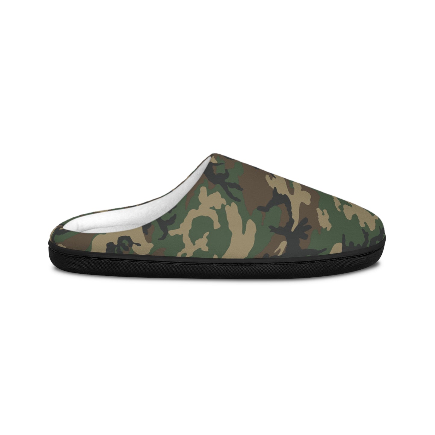 Men's Camo Print Indoor Slippers