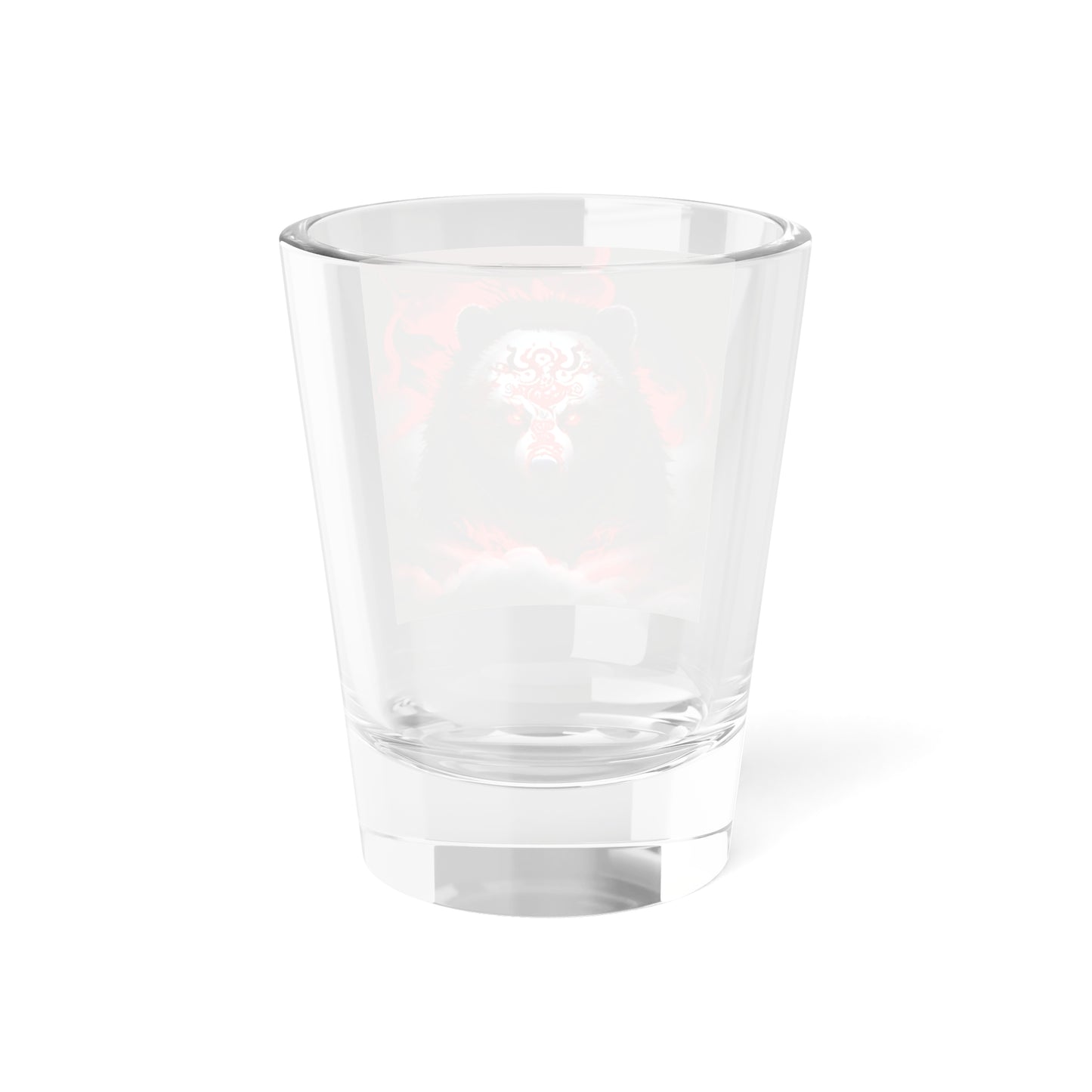 Tribal Bear Shot Glass, 1.5oz - Variant - White Face