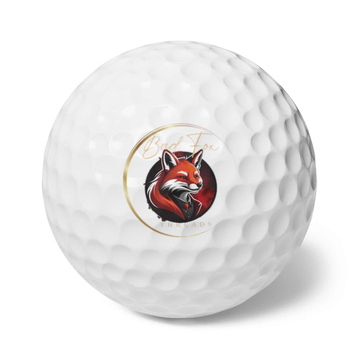 Bad Fox Threads Golf Balls, 6pcs