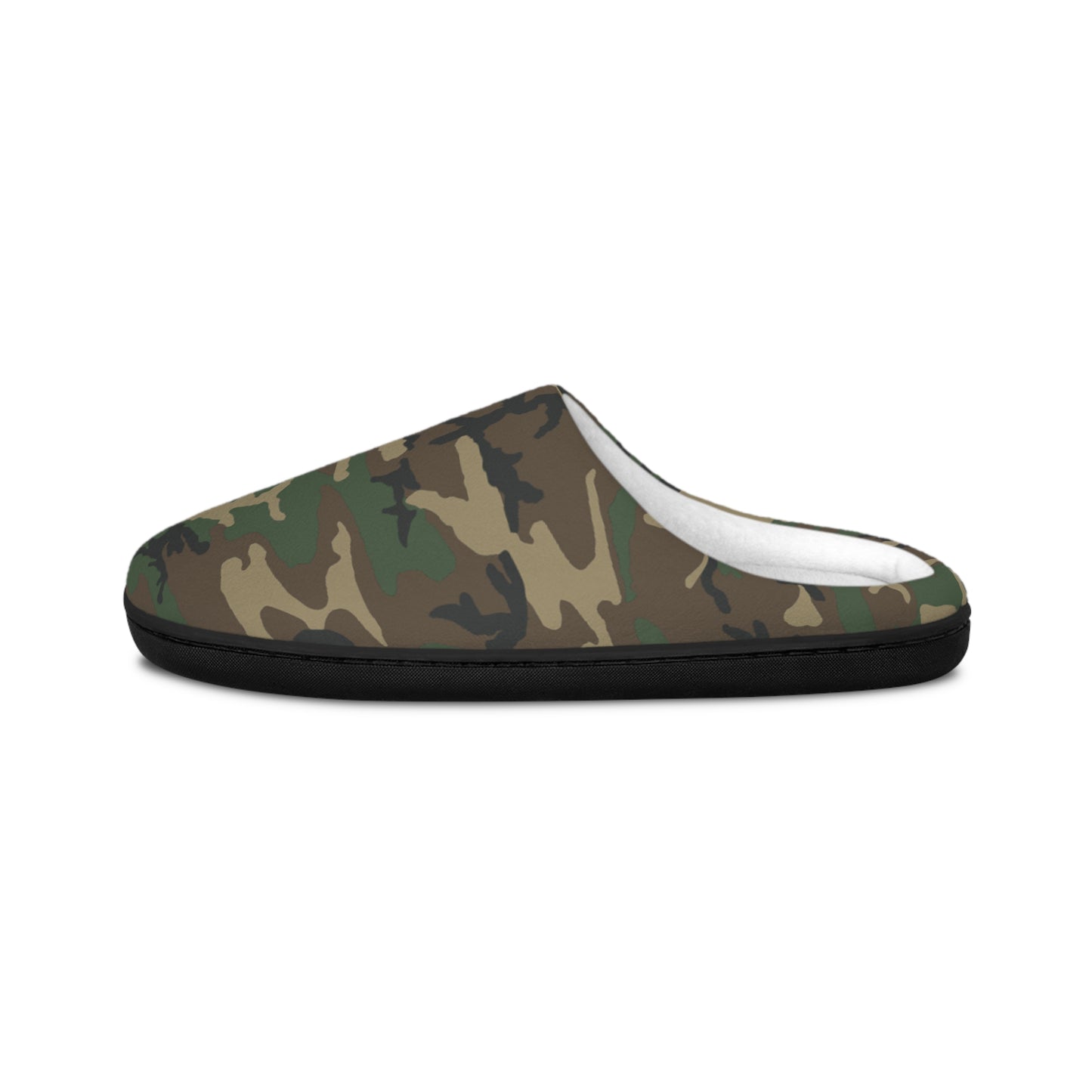 Men's Camo Print Indoor Slippers