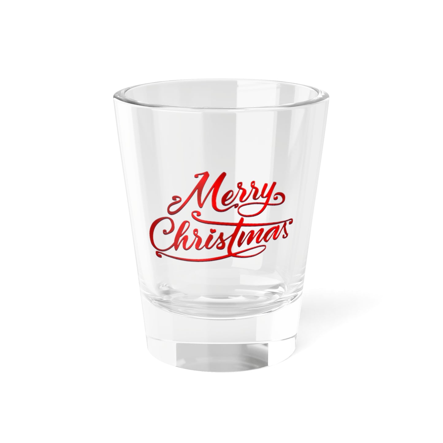 Merry Christmas Shot Glass, 1.5oz