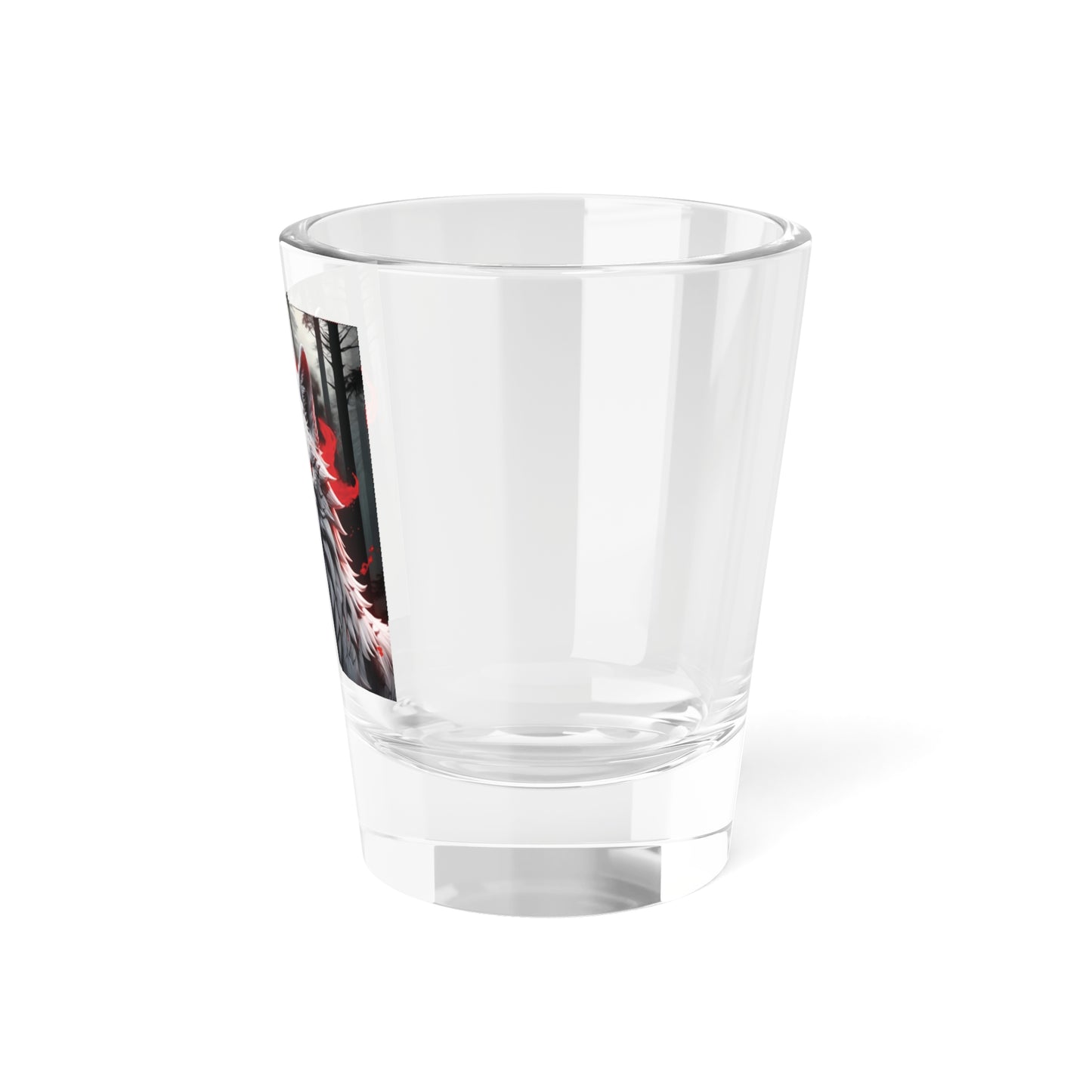 Tribal Wolf with Shot Glass, 1.5oz