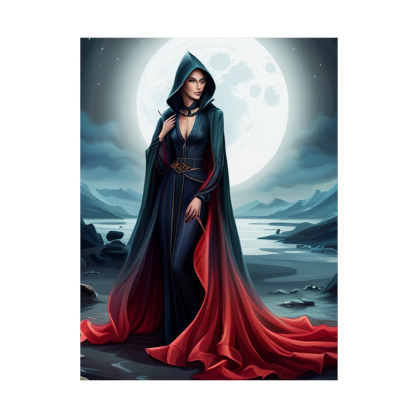 The Scarlet Woman Matte Vertical Posters