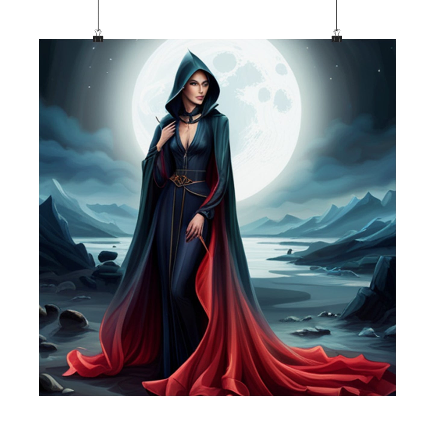 The Scarlet Woman Matte Vertical Posters