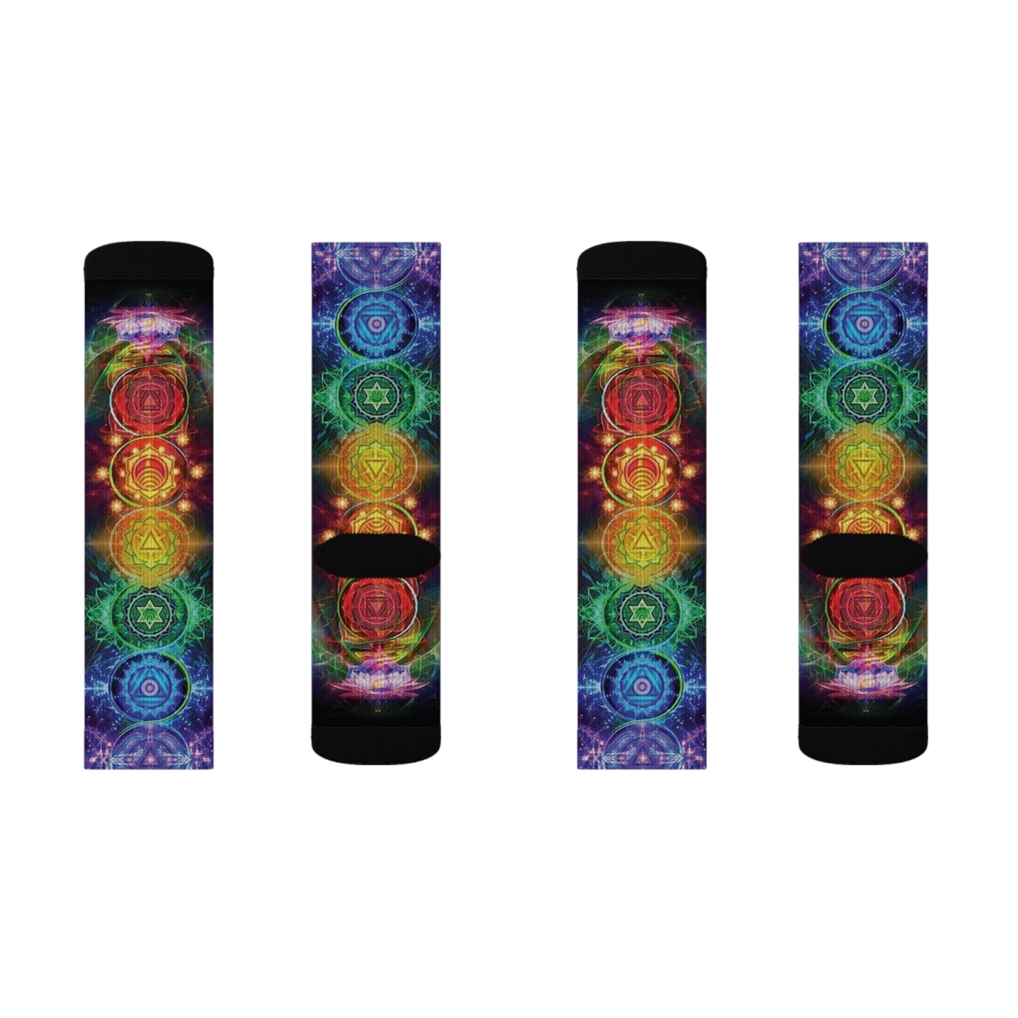 Chakra Print Socks