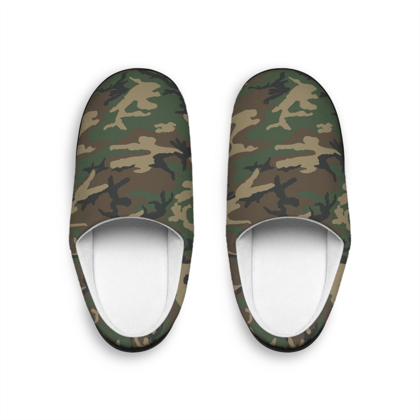 Men's Camo Print Indoor Slippers