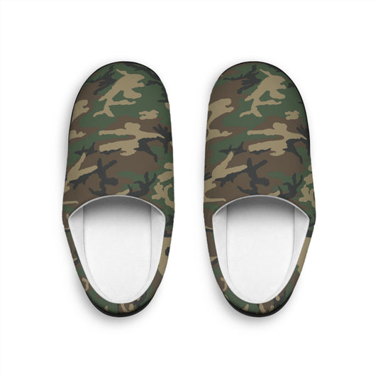 Men's Camo Print Indoor Slippers