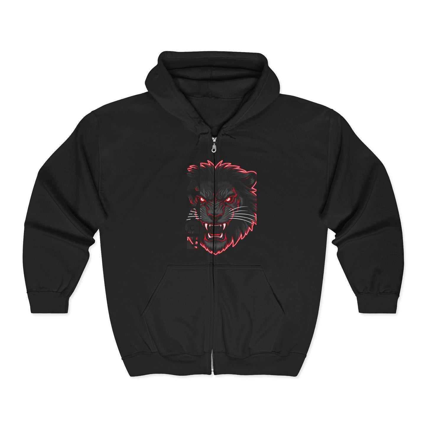 Savage Lion Full Zip Hooded Sweatshirt