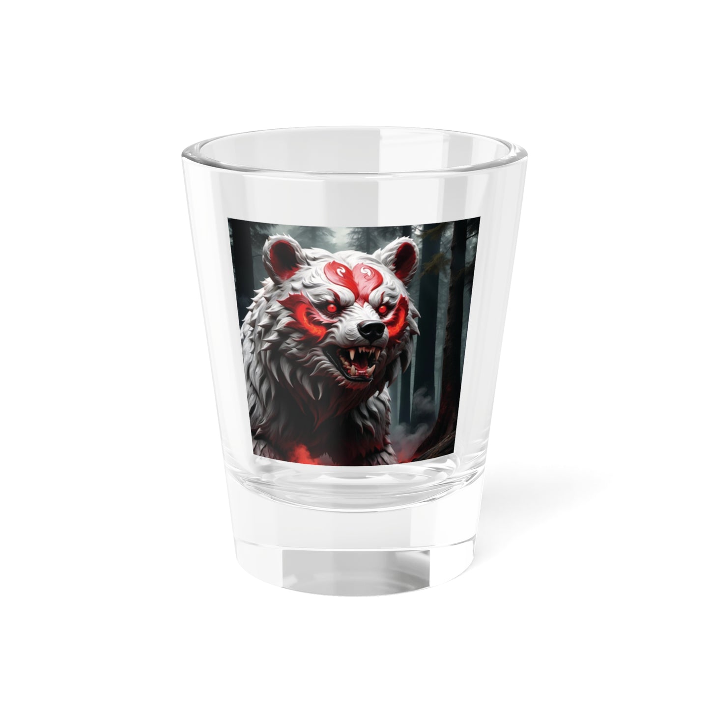 Tribal Bear Shot Glass, 1.5oz - Variant - Heart