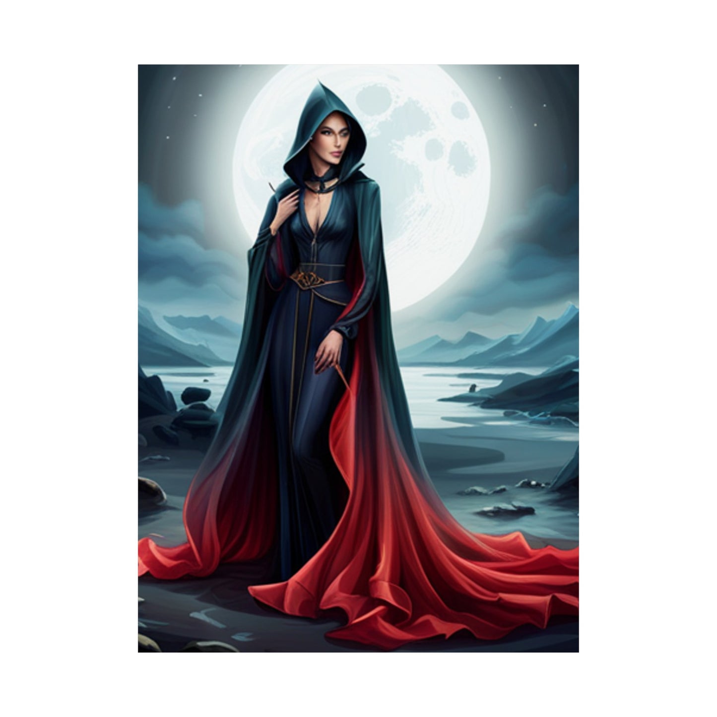 The Scarlet Woman Matte Vertical Posters