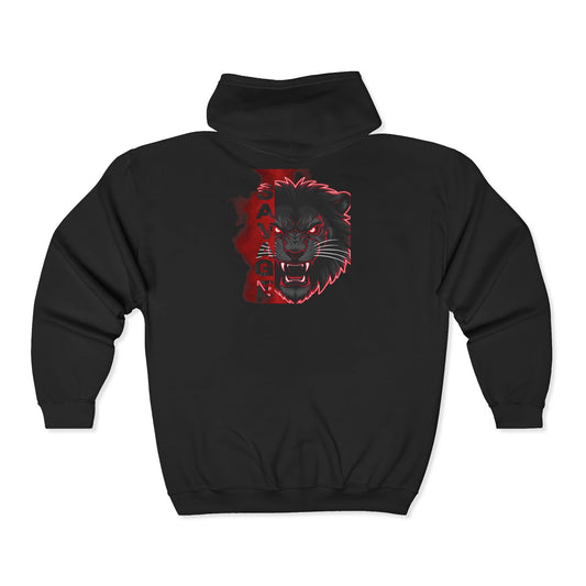 Savage Lion Full Zip Hooded Sweatshirt