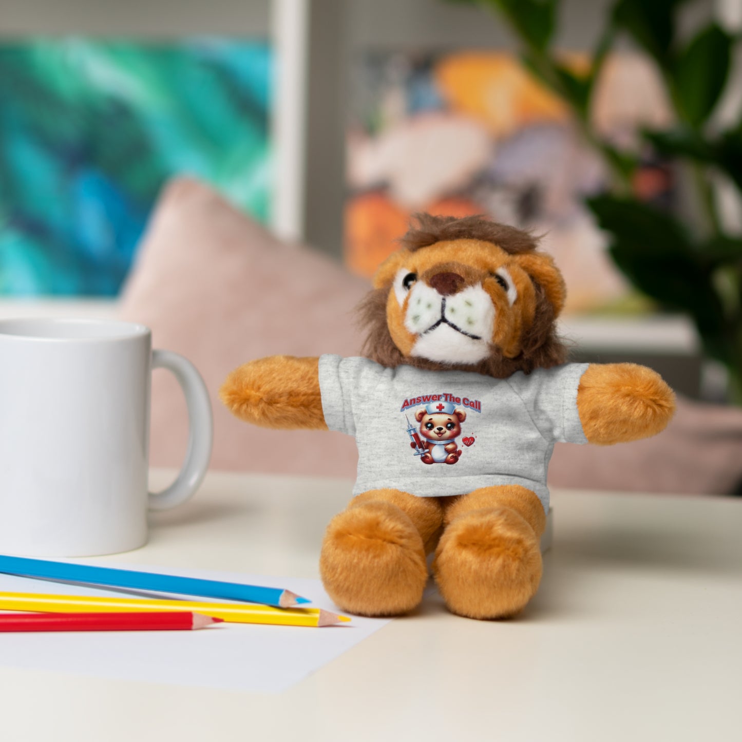 Answer The Call Stuffed Animals with Tee