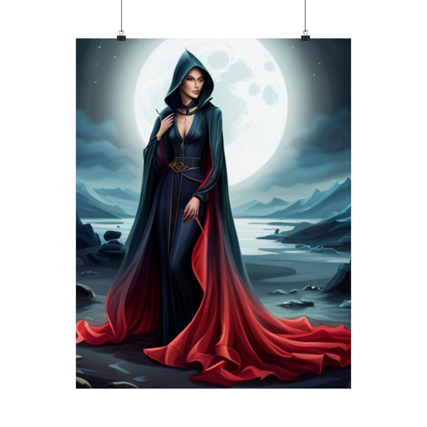 The Scarlet Woman Matte Vertical Posters