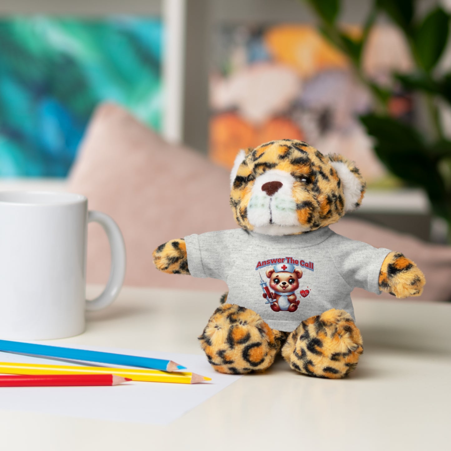 Answer The Call Stuffed Animals with Tee