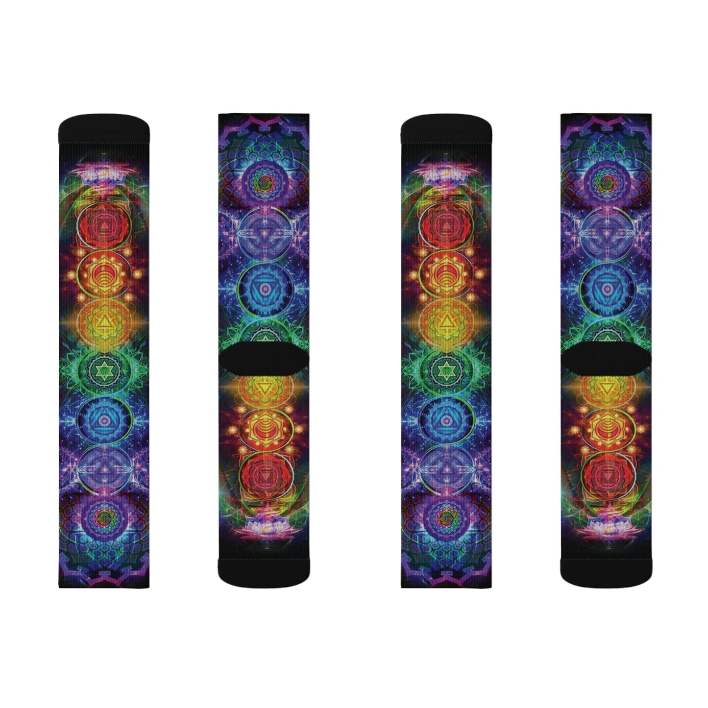 Chakra Print Socks