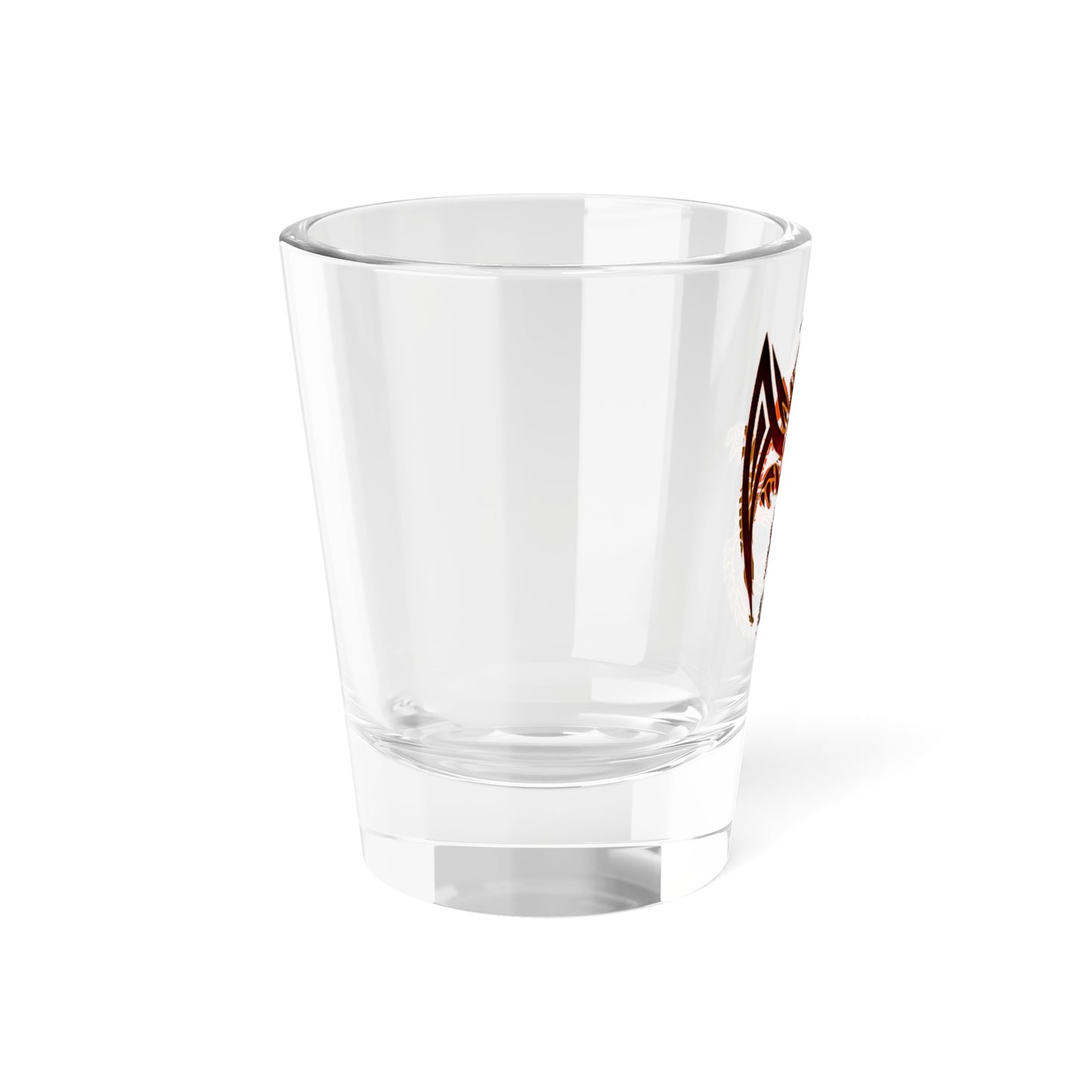 Raging Red Dragon Shot Glass, 1.5oz