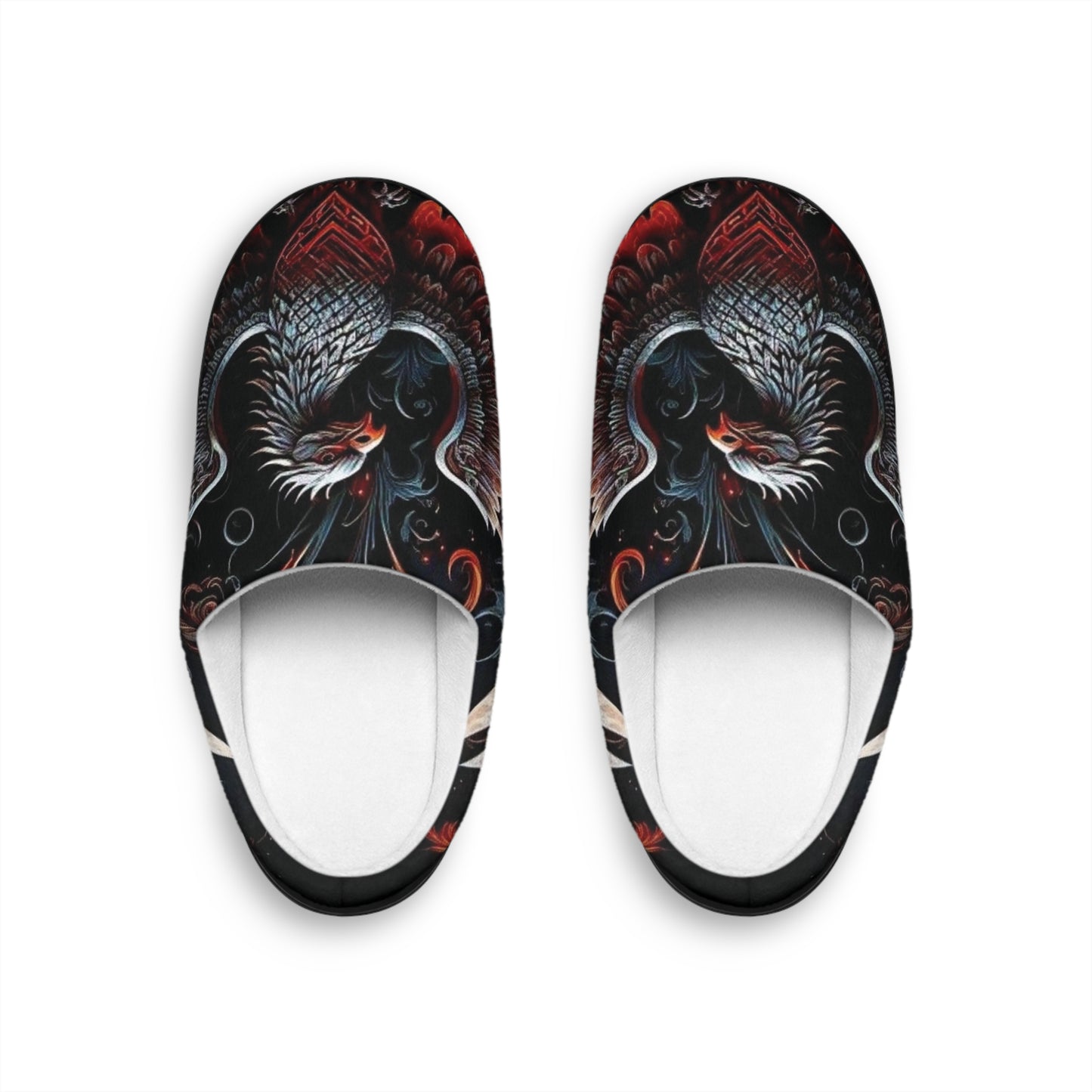 Men's Phoenix Print Indoor Slippers