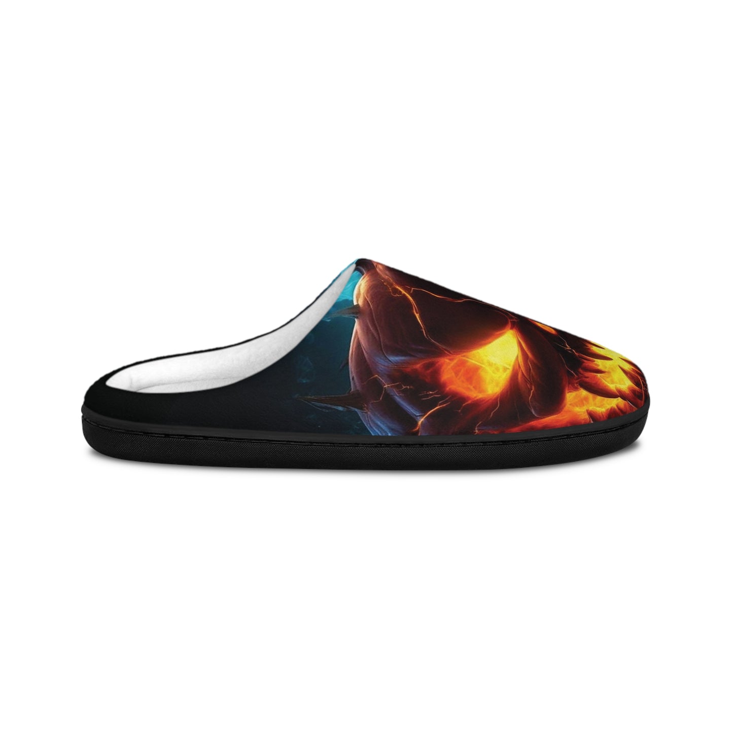 Men's Halloween Pumpkin Print Indoor Slippers