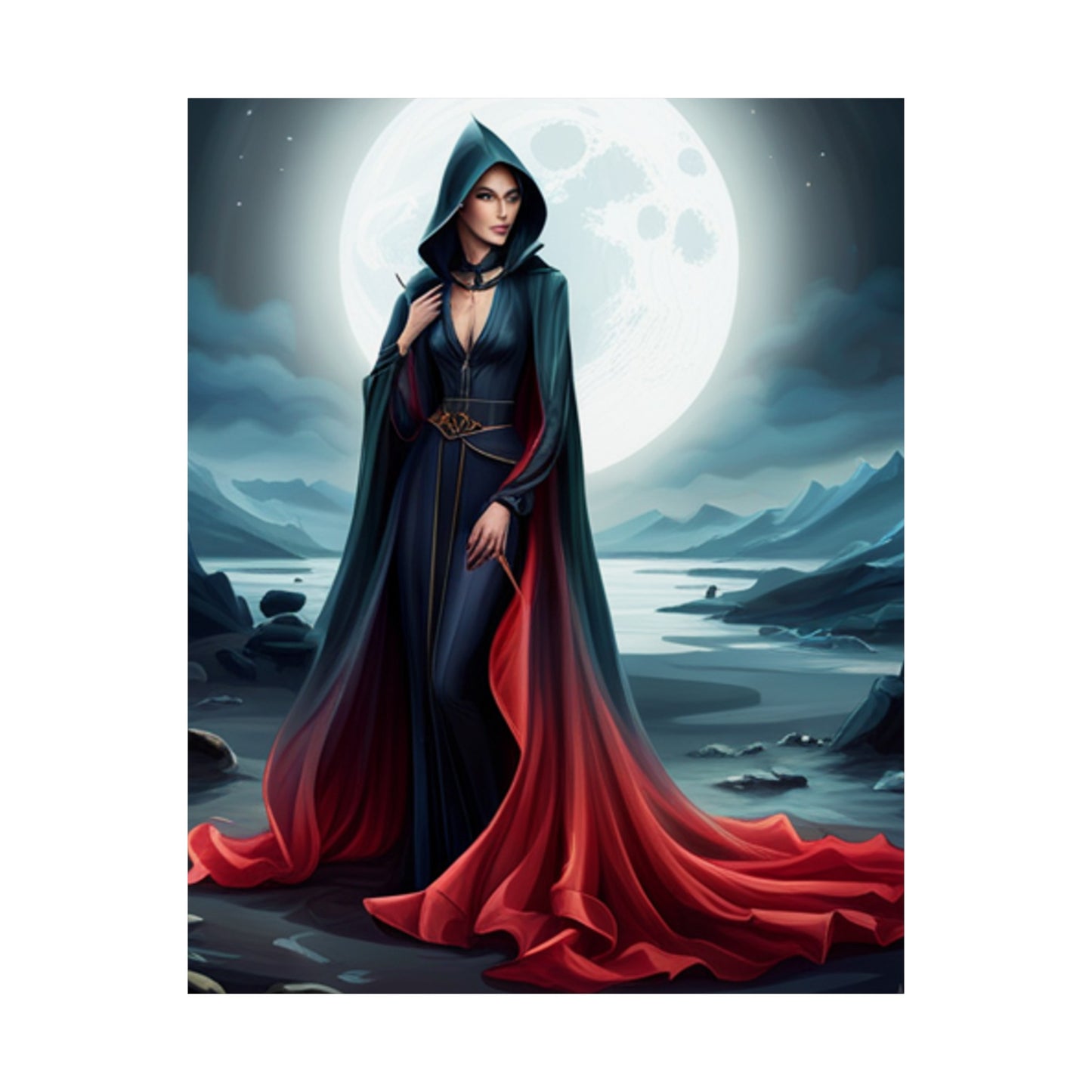 The Scarlet Woman Matte Vertical Posters