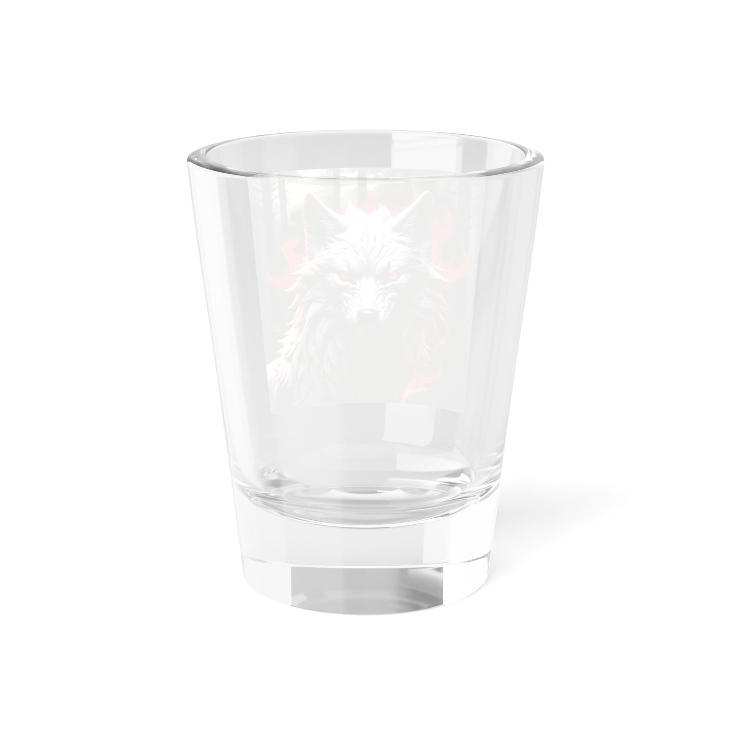 Tribal Wolf with Shot Glass, 1.5oz