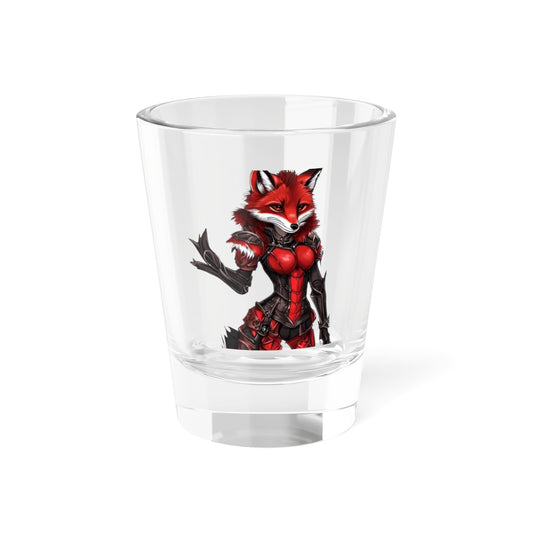 Scarlet Fox Shot Glass, 1.5oz