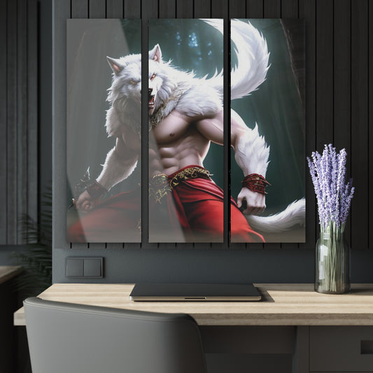 Warrior Wolf (Triptych)